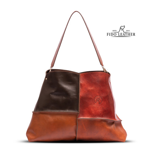 کیف دوشی زنانه چرم آنجلین