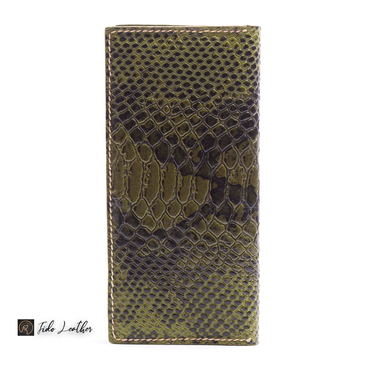 کیف پول پالتویی چرم دنیکا (دستدوز )